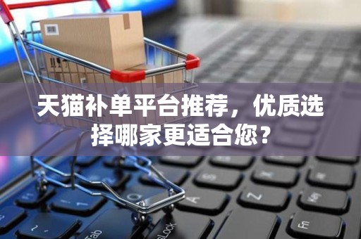 天猫补单平台推荐，优质选择哪家更适合您？