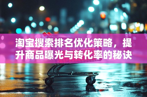 淘宝搜索排名优化策略，提升商品曝光与转化率的秘诀