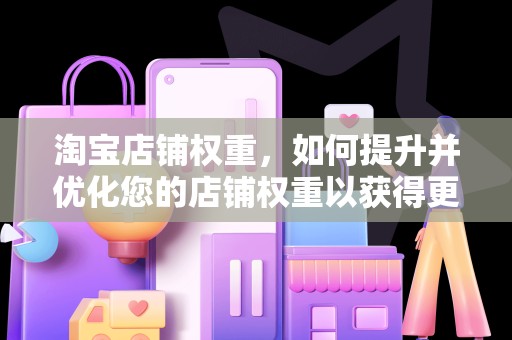淘宝店铺权重，如何提升并优化您的店铺权重以获得更多流量与销售额