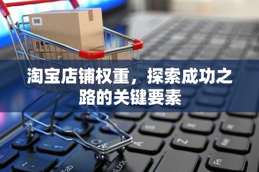 淘宝店铺权重，探索成功之路的关键要素
