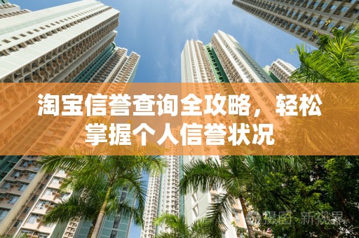 淘宝信誉查询全攻略，轻松掌握个人信誉状况