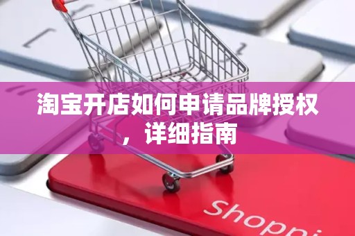 淘宝开店如何申请品牌授权，详细指南