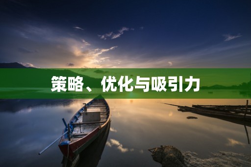 策略、优化与吸引力