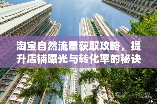 淘宝自然流量获取攻略，提升店铺曝光与转化率的秘诀