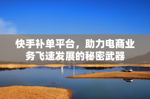 快手补单平台，助力电商业务飞速发展的秘密武器