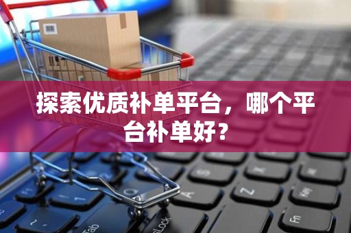 探索优质补单平台，哪个平台补单好？