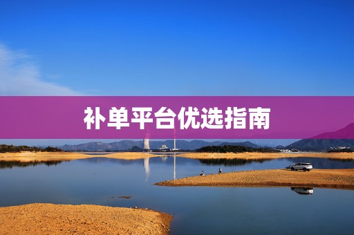 补单平台优选指南