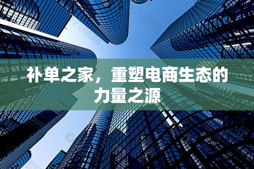 补单之家，重塑电商生态的力量之源