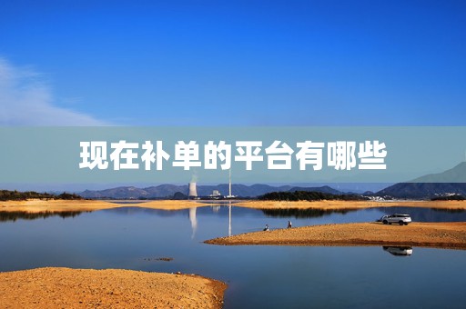 现在补单的平台有哪些