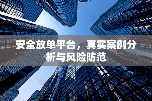 安全放单平台，真实案例分析与风险防范