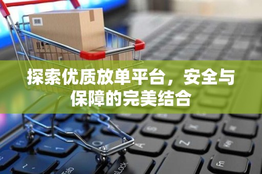 探索优质放单平台，安全与保障的完美结合