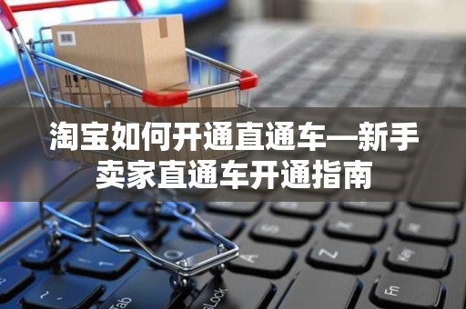 淘宝如何开通直通车—新手卖家直通车开通指南