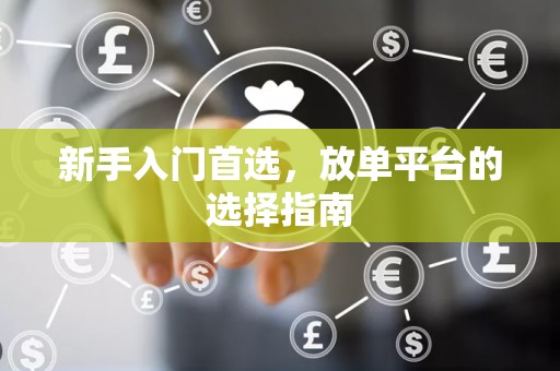新手入门首选，放单平台的选择指南