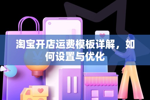淘宝开店运费模板详解，如何设置与优化