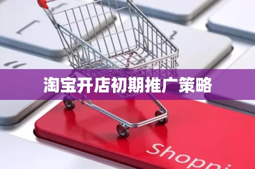 淘宝开店初期推广策略