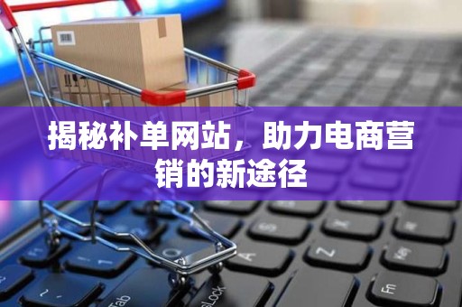 揭秘补单网站，助力电商营销的新途径