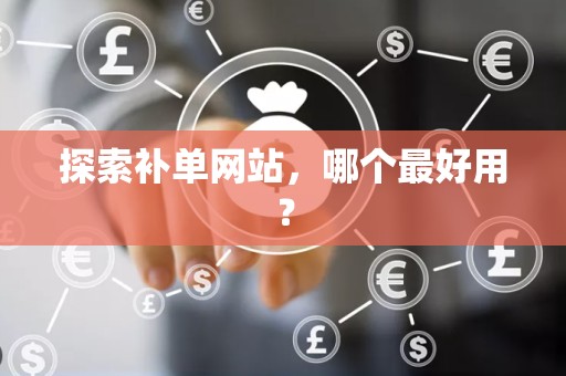 探索补单网站，哪个最好用？