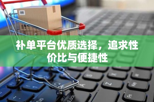 补单平台优质选择，追求性价比与便捷性