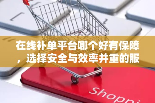 在线补单平台哪个好有保障，选择安全与效率并重的服务