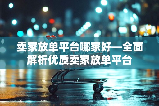 卖家放单平台哪家好—全面解析优质卖家放单平台