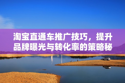 淘宝直通车推广技巧，提升品牌曝光与转化率的策略秘籍