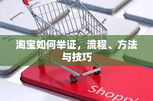 淘宝如何举证，流程、方法与技巧