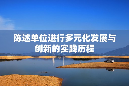 陈述单位进行多元化发展与创新的实践历程
