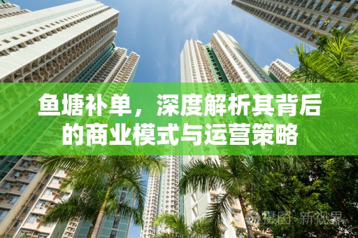鱼塘补单，深度解析其背后的商业模式与运营策略