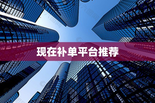 现在补单平台推荐