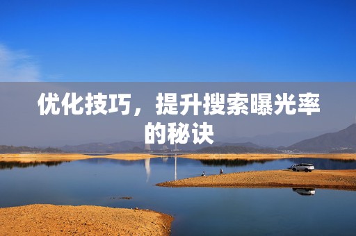 优化技巧，提升搜索曝光率的秘诀