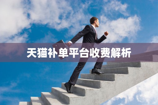 天猫补单平台收费解析