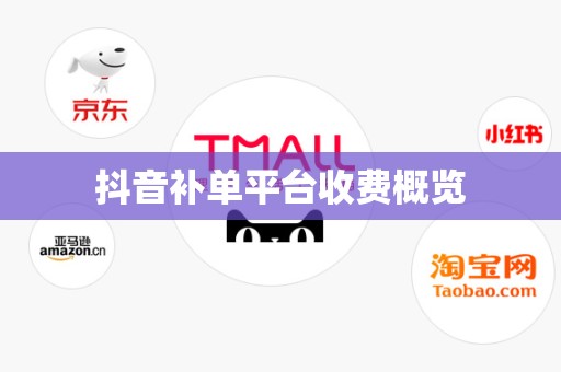 抖音补单平台收费概览