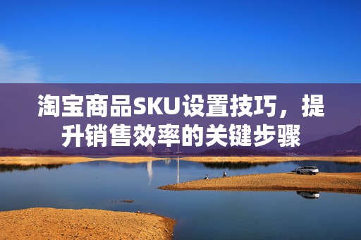 淘宝商品SKU设置技巧，提升销售效率的关键步骤