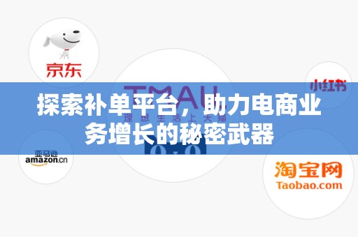 探索补单平台，助力电商业务增长的秘密武器