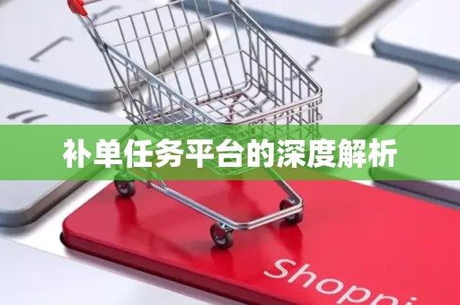 补单任务平台的深度解析