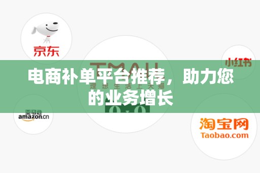 电商补单平台推荐，助力您的业务增长