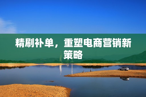 精刷补单，重塑电商营销新策略