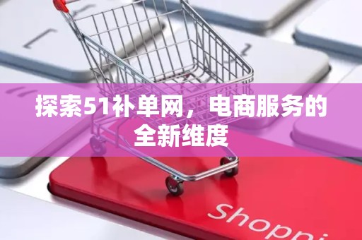 探索51补单网，电商服务的全新维度