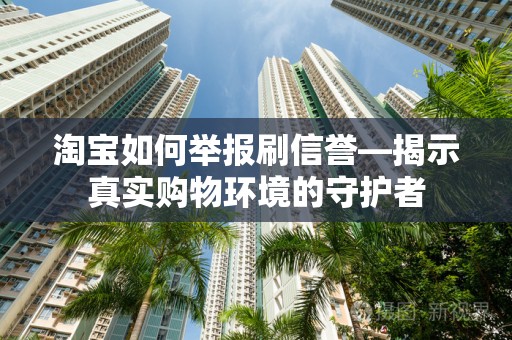 淘宝如何举报刷信誉—揭示真实购物环境的守护者