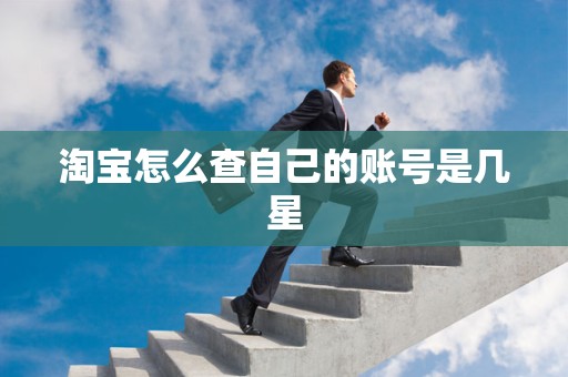 淘宝怎么查自己的账号是几星