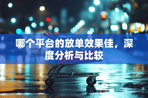 哪个平台的放单效果佳，深度分析与比较