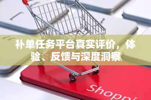 补单任务平台真实评价，体验、反馈与深度洞察