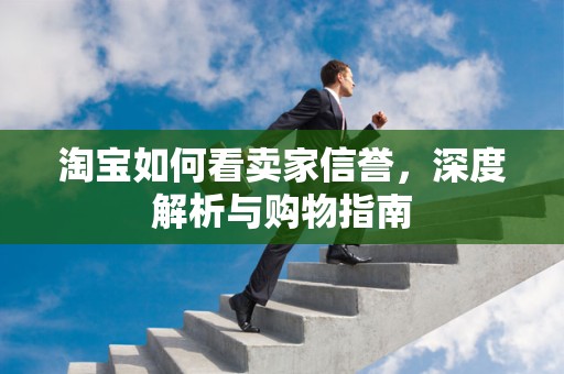 淘宝如何看卖家信誉，深度解析与购物指南