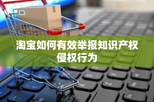 淘宝如何有效举报知识产权侵权行为