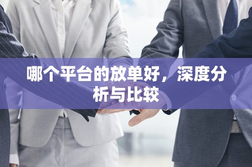 哪个平台的放单好，深度分析与比较