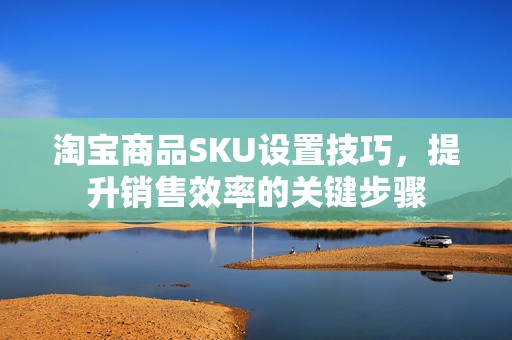 淘宝商品SKU设置技巧，提升销售效率的关键步骤