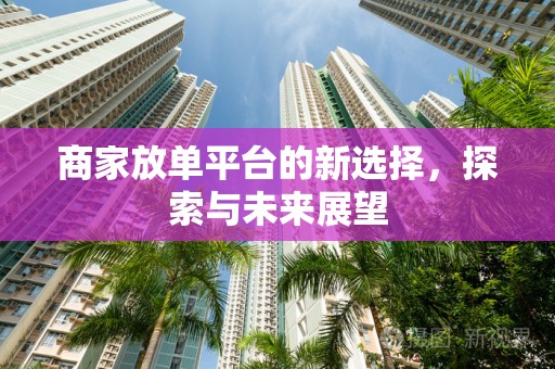 商家放单平台的新选择，探索与未来展望