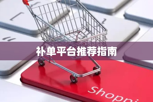 补单平台推荐指南