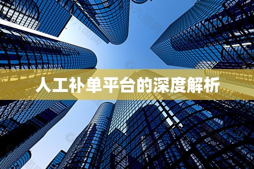 人工补单平台的深度解析