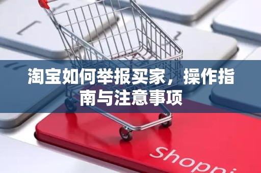 淘宝如何举报买家，操作指南与注意事项